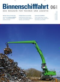 Titelbild der Ausgabe 6/2026 von Binnenschifffahrt. Diese Zeitschrift und viele weitere Logistikmagazine und Medienmagazine als Abo oder epaper bei United Kiosk online kaufen.