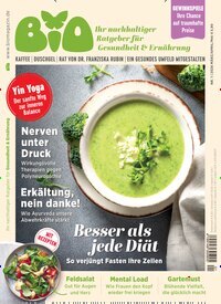 Titelbild der Ausgabe 1/2026 von BIO - Ihr nachhaltiger Ratgeber für Gesundheit & Ernährung. Diese Zeitschrift und viele weitere Elternzeitschriften und Tierzeitschriften als Abo oder epaper bei United Kiosk online kaufen.