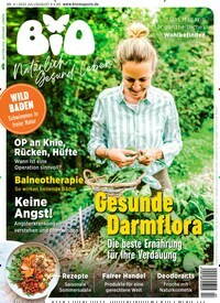 Titelbild der Ausgabe 4/2022 von Bio - natürlich gesund leben. Diese Zeitschrift und viele weitere Elternzeitschriften und Tierzeitschriften als Abo oder epaper bei United Kiosk online kaufen.