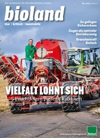 Titelbild der Ausgabe 3/2026 von bioland-Fachmagazin. Diese Zeitschrift und viele weitere Naturzeitschriften, Landwirtschaftszeitungen und Umweltmagazine als Abo oder epaper bei United Kiosk online kaufen.