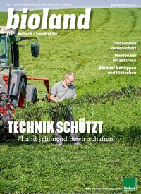 Titelbild der Ausgabe 11/2025 von bioland-Fachmagazin. Diese Zeitschrift und viele weitere Naturzeitschriften, Landwirtschaftszeitungen und Umweltmagazine als Abo oder epaper bei United Kiosk online kaufen.