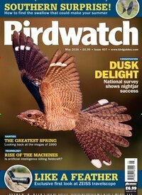 Titelbild der Ausgabe 5/2026 von Birdwatch. Diese Zeitschrift und viele weitere Reisemagazine, Freizeitmagazine und Wissensmagazine als Abo oder epaper bei United Kiosk online kaufen.