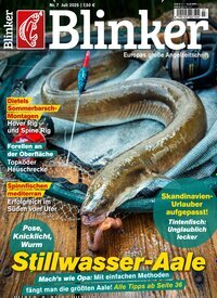 Titelbild der Ausgabe 7/2025 von Blinker. Diese Zeitschrift und viele weitere Sportmagazine als Abo oder epaper bei United Kiosk online kaufen.