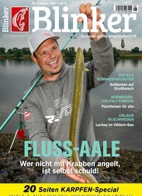 Titelbild der Ausgabe 8/2025 von Blinker. Diese Zeitschrift und viele weitere Sportmagazine als Abo oder epaper bei United Kiosk online kaufen.