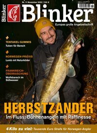 Titelbild der Ausgabe 11/2025 von Blinker. Diese Zeitschrift und viele weitere Sportmagazine als Abo oder epaper bei United Kiosk online kaufen.