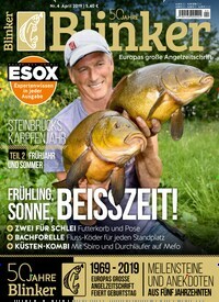 Titelbild der Ausgabe 40/2019 von Blinker. Diese Zeitschrift und viele weitere Sportmagazine als Abo oder epaper bei United Kiosk online kaufen.