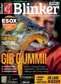 Titelbild der Ausgabe 60/2019 von Blinker. Diese Zeitschrift und viele weitere Sportmagazine als Abo oder epaper bei United Kiosk online kaufen.