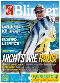 Titelbild der Ausgabe 121/2018 von Blinker. Diese Zeitschrift und viele weitere Sportmagazine als Abo oder epaper bei United Kiosk online kaufen.