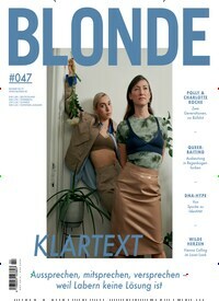 Titelbild der Ausgabe 2/2019 von Blonde. Diese Zeitschrift und viele weitere Modemagazine und DIY-Magazine als Abo oder epaper bei United Kiosk online kaufen.
