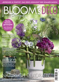Titelbild der Ausgabe 4/2026 von Blooms Deco. Diese Zeitschrift und viele weitere Gartenzeitschriften und Wohnzeitschriften als Abo oder epaper bei United Kiosk online kaufen.