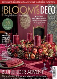 Titelbild der Ausgabe 6/2026 von Blooms Deco. Diese Zeitschrift und viele weitere Gartenzeitschriften und Wohnzeitschriften als Abo oder epaper bei United Kiosk online kaufen.