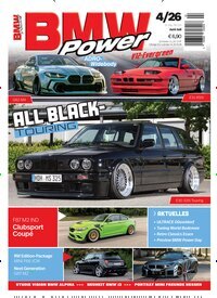 Titelbild der Ausgabe 4/2026 von BMW Power. Diese Zeitschrift und viele weitere Automagazine und Motorradzeitschriften als Abo oder epaper bei United Kiosk online kaufen.