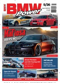 Titelbild der Ausgabe 5/2026 von BMW Power. Diese Zeitschrift und viele weitere Automagazine und Motorradzeitschriften als Abo oder epaper bei United Kiosk online kaufen.