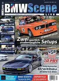 Titelbild der Ausgabe 2/2024 von BMW Scene Live. Diese Zeitschrift und viele weitere Automagazine und Motorradzeitschriften als Abo oder epaper bei United Kiosk online kaufen.