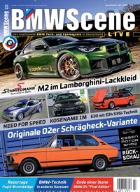 Titelbild der Ausgabe 2/2026 von BMW Scene Live. Diese Zeitschrift und viele weitere Automagazine und Motorradzeitschriften als Abo oder epaper bei United Kiosk online kaufen.