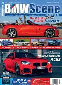 Titelbild der Ausgabe 3/2024 von BMW Scene Live. Diese Zeitschrift und viele weitere Automagazine und Motorradzeitschriften als Abo oder epaper bei United Kiosk online kaufen.