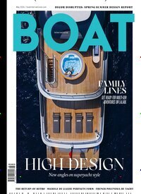 Titelbild der Ausgabe 5/2026 von Boat International. Diese Zeitschrift und viele weitere Sportmagazine als Abo oder epaper bei United Kiosk online kaufen.