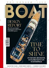 Titelbild der Ausgabe 10/2026 von Boat International. Diese Zeitschrift und viele weitere Sportmagazine als Abo oder epaper bei United Kiosk online kaufen.