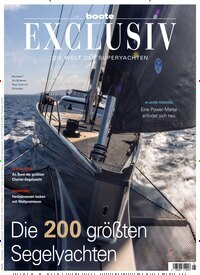 Titelbild der Ausgabe 5/2025 von Boote exclusiv. Diese Zeitschrift und viele weitere Sportmagazine als Abo oder epaper bei United Kiosk online kaufen.