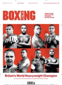 Titelbild der Ausgabe 4/2026 von Boxing News. Diese Zeitschrift und viele weitere Sportmagazine als Abo oder epaper bei United Kiosk online kaufen.