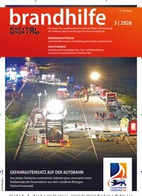 Titelbild der Ausgabe 3/2026 von Brandhilfe Baden-Württemberg. Diese Zeitschrift und viele weitere Jurazeitschriften und Zeitschriften für Verwaltung als Abo oder epaper bei United Kiosk online kaufen.