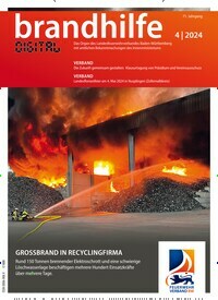 Titelbild der Ausgabe 4/2024 von Brandhilfe Baden-Württemberg. Diese Zeitschrift und viele weitere Jurazeitschriften und Zeitschriften für Verwaltung als Abo oder epaper bei United Kiosk online kaufen.