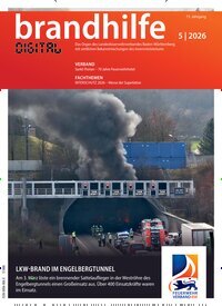 Titelbild der Ausgabe 5/2026 von Brandhilfe Baden-Württemberg. Diese Zeitschrift und viele weitere Jurazeitschriften und Zeitschriften für Verwaltung als Abo oder epaper bei United Kiosk online kaufen.