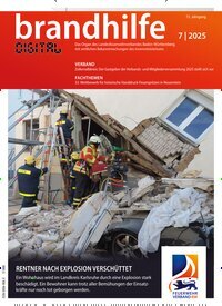 Titelbild der Ausgabe 7/2025 von Brandhilfe Baden-Württemberg. Diese Zeitschrift und viele weitere Jurazeitschriften und Zeitschriften für Verwaltung als Abo oder epaper bei United Kiosk online kaufen.