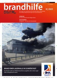 Titelbild der Ausgabe 8/2025 von Brandhilfe Baden-Württemberg. Diese Zeitschrift und viele weitere Jurazeitschriften und Zeitschriften für Verwaltung als Abo oder epaper bei United Kiosk online kaufen.