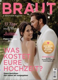 Titelbild der Ausgabe 1/2026 von Braut & Bräutigam Magazin. Diese Zeitschrift und viele weitere Frauenzeitschriften als Abo oder epaper bei United Kiosk online kaufen.