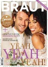 Titelbild der Ausgabe 3/2025 von Braut & Bräutigam Magazin. Diese Zeitschrift und viele weitere Frauenzeitschriften als Abo oder epaper bei United Kiosk online kaufen.