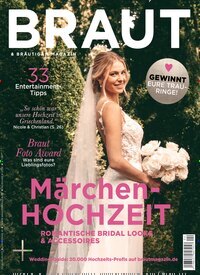 Titelbild der Ausgabe 4/2026 von Braut & Bräutigam Magazin. Diese Zeitschrift und viele weitere Frauenzeitschriften als Abo oder epaper bei United Kiosk online kaufen.