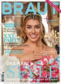 Titelbild der Ausgabe 5/2025 von Braut & Bräutigam Magazin. Diese Zeitschrift und viele weitere Frauenzeitschriften als Abo oder epaper bei United Kiosk online kaufen.
