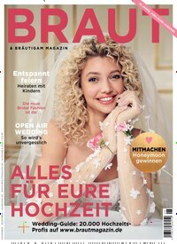 Titelbild der Ausgabe 6/2025 von Braut & Bräutigam Magazin. Diese Zeitschrift und viele weitere Frauenzeitschriften als Abo oder epaper bei United Kiosk online kaufen.