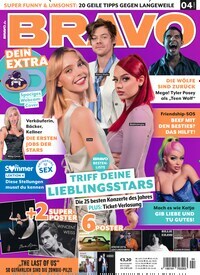 Titelbild der Ausgabe 4/2023 von Bravo. Diese Zeitschrift und viele weitere Jugendzeitschriften und Kinderzeitschriften als Abo oder epaper bei United Kiosk online kaufen.