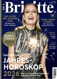 Titelbild der Ausgabe 1/2026 von Brigitte. Diese Zeitschrift und viele weitere Frauenzeitschriften als Abo oder epaper bei United Kiosk online kaufen.