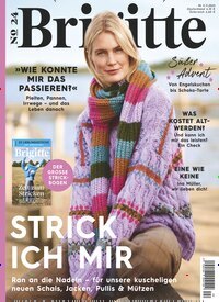 Titelbild der Ausgabe 24/2025 von Brigitte. Diese Zeitschrift und viele weitere Frauenzeitschriften als Abo oder epaper bei United Kiosk online kaufen.