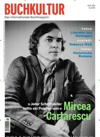 Titelbild der Ausgabe 186/2019 von Buchkultur. Diese Zeitschrift und viele weitere Reisemagazine, Freizeitmagazine und Wissensmagazine als Abo oder epaper bei United Kiosk online kaufen.