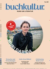 Titelbild der Ausgabe 225/2026 von Buchkultur. Diese Zeitschrift und viele weitere Reisemagazine, Freizeitmagazine und Wissensmagazine als Abo oder epaper bei United Kiosk online kaufen.