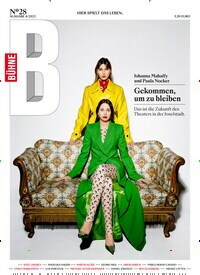 Titelbild der Ausgabe 4/2023 von Bühne. Diese Zeitschrift und viele weitere Kunstmagazine und Kulturmagazine als Abo oder epaper bei United Kiosk online kaufen.