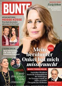 Titelbild der Ausgabe 40/2023 von BUNTE. Diese Zeitschrift und viele weitere Lifestylemagazine und Peoplemagazine als Abo oder epaper bei United Kiosk online kaufen.