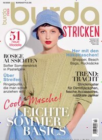 Titelbild der Ausgabe 2/2025 von burda stricken. Diese Zeitschrift und viele weitere Modemagazine und DIY-Magazine als Abo oder epaper bei United Kiosk online kaufen.