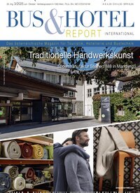 Titelbild der Ausgabe 3/2025 von Bus & Hotel Report International. Diese Zeitschrift und viele weitere Gastronomiezeitschriften, Fashionmagazine, Beautymagazine als Abo oder epaper bei United Kiosk online kaufen.
