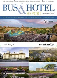 Titelbild der Ausgabe 4/2025 von Bus & Hotel Report International. Diese Zeitschrift und viele weitere Gastronomiezeitschriften, Fashionmagazine, Beautymagazine als Abo oder epaper bei United Kiosk online kaufen.