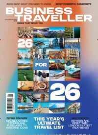 Titelbild der Ausgabe 1/2026 von Business Traveller. Diese Zeitschrift und viele weitere Wirtschaftsmagazine und Politikmagazine als Abo oder epaper bei United Kiosk online kaufen.