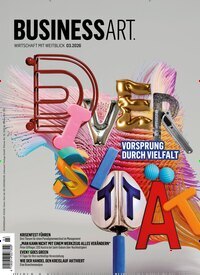 Titelbild der Ausgabe 3/2026 von Businessart. Diese Zeitschrift und viele weitere Businessmagazine als Abo oder epaper bei United Kiosk online kaufen.