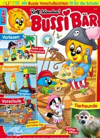 Titelbild der Ausgabe 8/2025 von Bussi Bär. Diese Zeitschrift und viele weitere Jugendzeitschriften und Kinderzeitschriften als Abo oder epaper bei United Kiosk online kaufen.