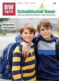 Titelbild der Ausgabe 37/2025 von BWagrar Schwäbischer Bauer. Diese Zeitschrift und viele weitere Naturzeitschriften, Landwirtschaftszeitungen und Umweltmagazine als Abo oder epaper bei United Kiosk online kaufen.