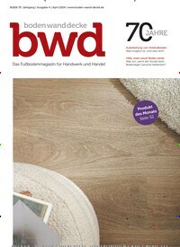 Titelbild der Ausgabe 4/2024 von bwd boden wand decke . Diese Zeitschrift und viele weitere Architekturzeitschriften und Bauzeitschriften als Abo oder epaper bei United Kiosk online kaufen.