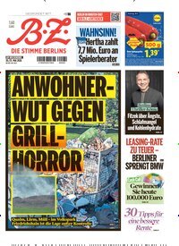 Titelbild der Ausgabe 123/2026 von B.Z.. Diese Zeitschrift und viele weitere Zeitungsabos als Abo oder epaper bei United Kiosk online kaufen.